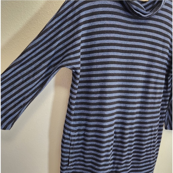 TALBOTS STRIPED COWL NECK TUNIC - Picture 4 of 10